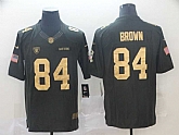 Nike Raiders 84 Antonio Brown Black Salute to Service Limited Jersey,baseball caps,new era cap wholesale,wholesale hats